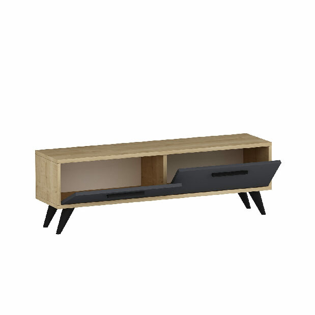 TV asztal/szekrény Mesa (zafír + antracit)