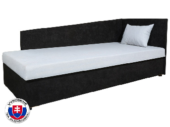 Egyszemélyes ágy (dívány) 80 cm Eda 4 Lux (rugós matraccal) (J)