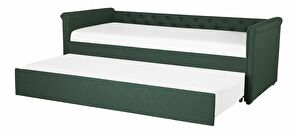 Szétnyitható ágy90 cm LISABON (ágyráccsal) (zöld)