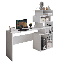 Számítógépasztal Moxel (fehér)