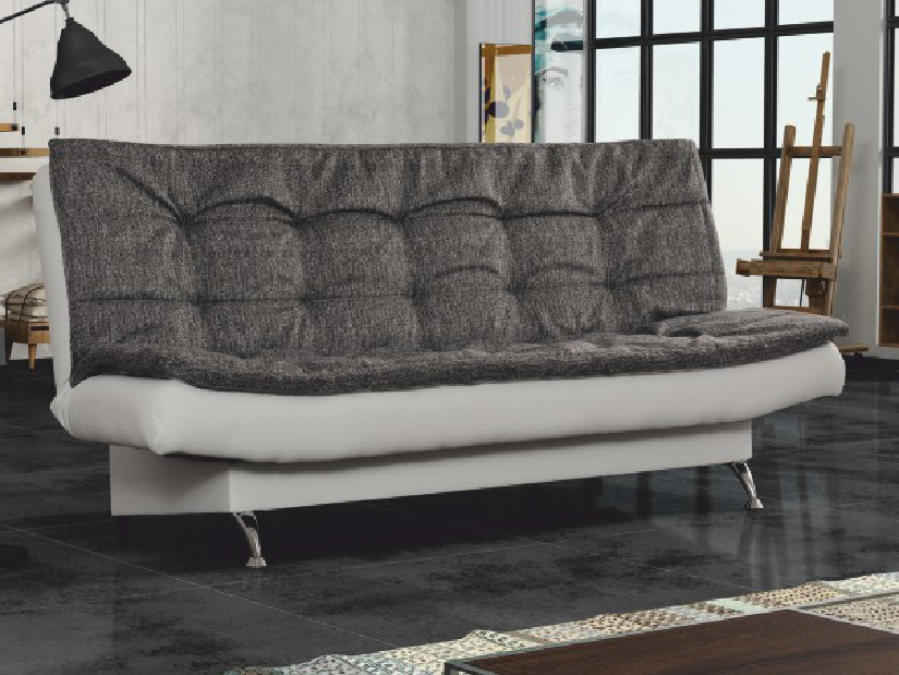 Háromszemélyes kanapé Fuaim (fehér + szürke)
