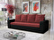 Háromszemélyes kanapé Monica (piros + fekete)