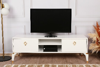 TV asztal/szekrény Poshy (fehér)