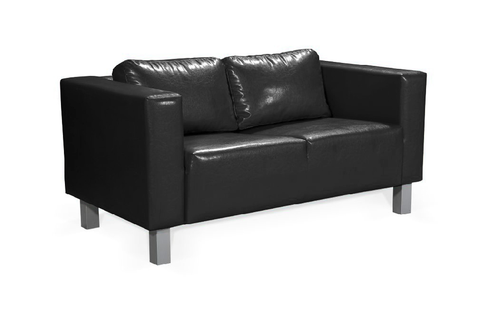 Kétszemélyes kanapé Valery II (fekete)