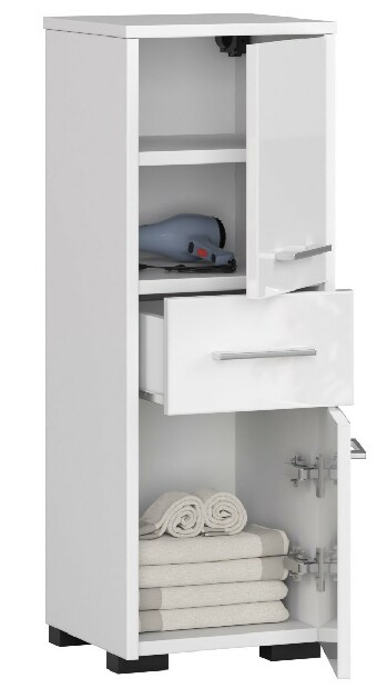 Fürdőszoba szekrény Farid Típus 6 (fényes fehér)