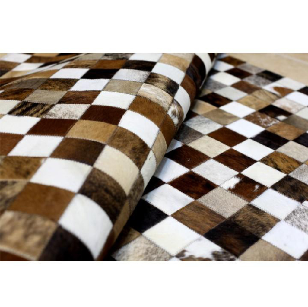 Bőr szőnyeg TYP 03 (marhabőr + patchwork minta)