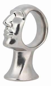 Dekorációs figura TOULON 24 cm (üveglaminált) (ezüst)