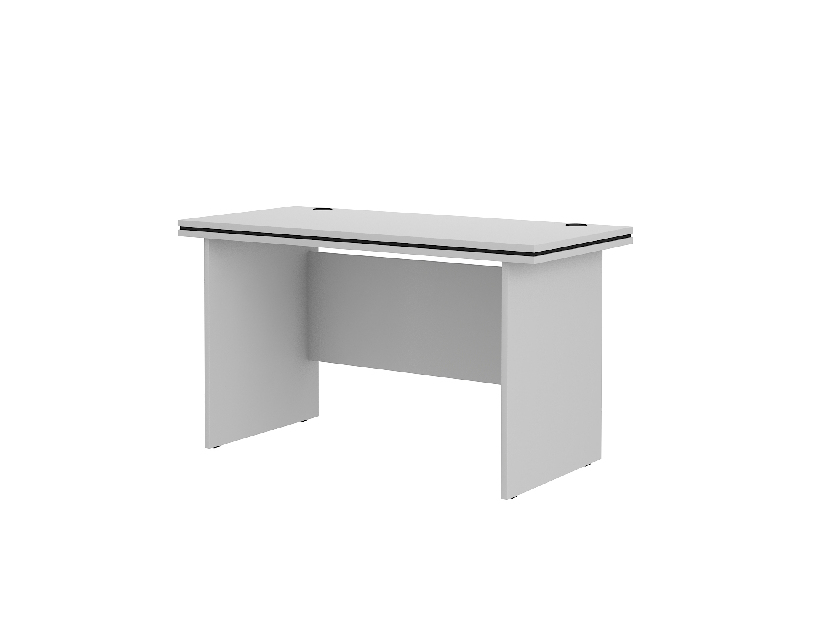 PC asztal Mantela 180 (világosszürke + fekete)