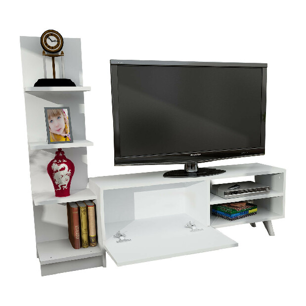 TV asztal/szekrény Sensei (fehér)