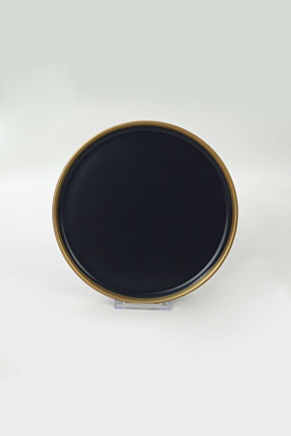 Desszertes tányér készlet (6 db.) Saturn (sötétkék + arany)