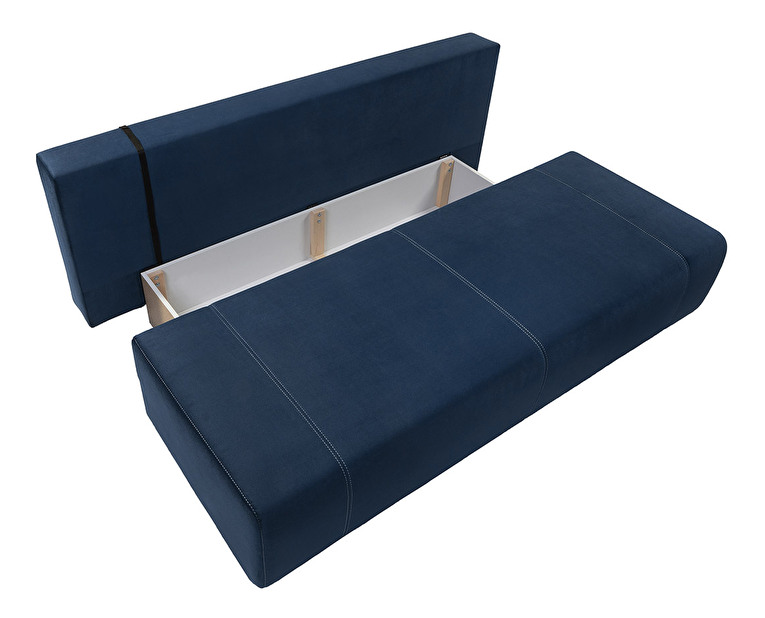 Háromszemélyes kanapé Kinga III Lux 3DL (sötétkék)