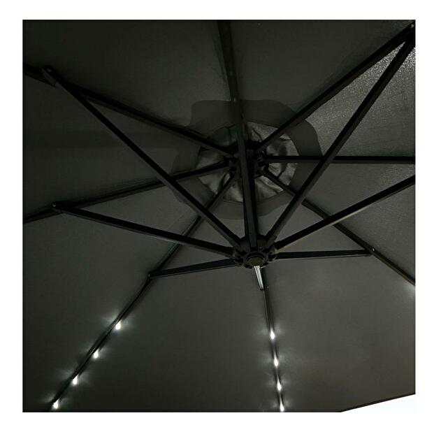Kerti napernyő Muller (sötétszürke) (világítással)