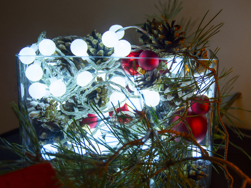 Karácsonyi világító lánc maxi cherry Retlux RXL 282