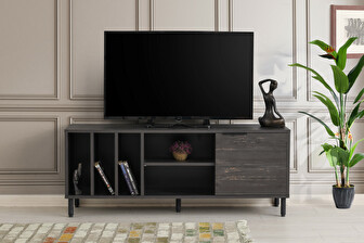 TV asztal/szekrény Karlin (sötétbarna)