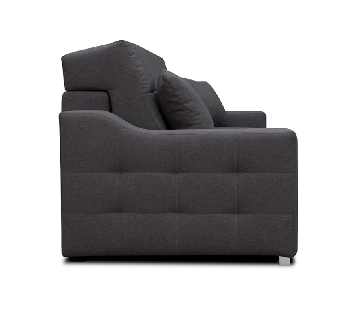 Háromszemélyes kanapé Clay (fekete)