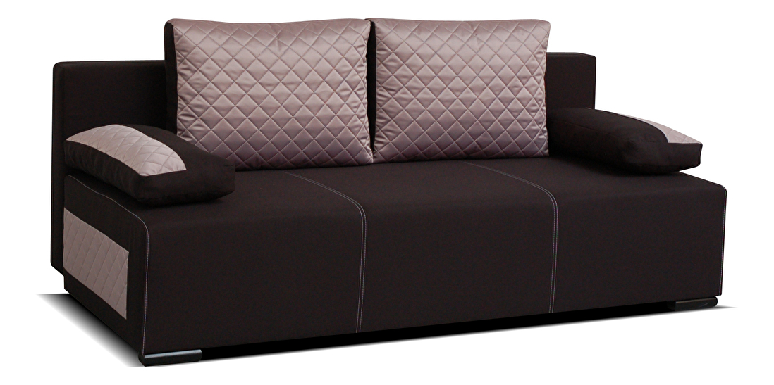 Háromszemélyes kanapé Divos (sötétbarna + világosbarna)