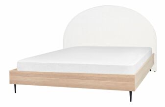 Franciaágy 180 cm Napoli Bonell (fehér) (ágyráccsal és matraccal, és tárolóhellyel)