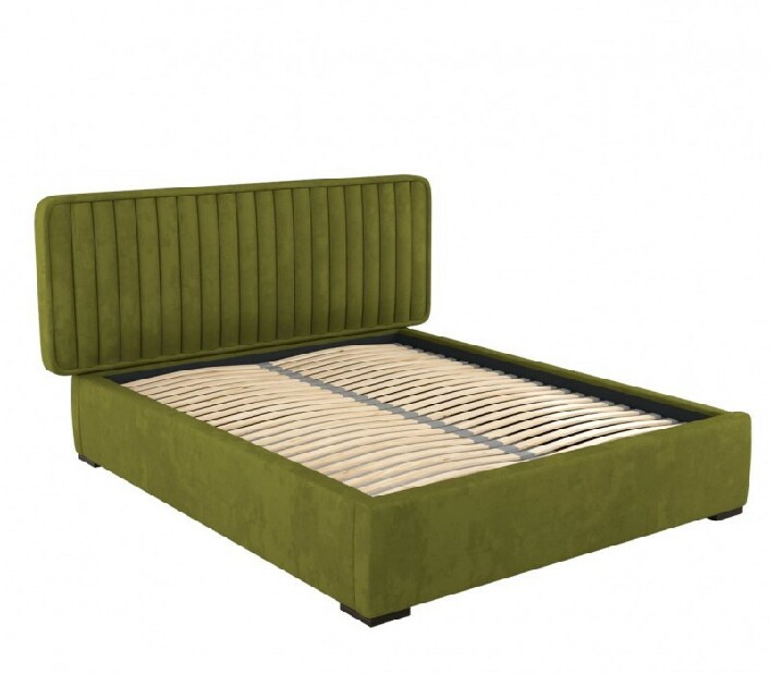 Kárpitozott ágy 140x200 cm Aria (zöld)