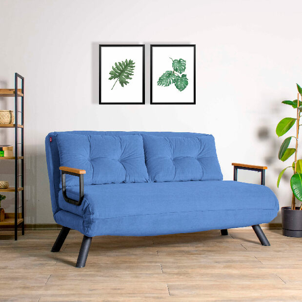 Széthúzható kanapé Sandy (kék)