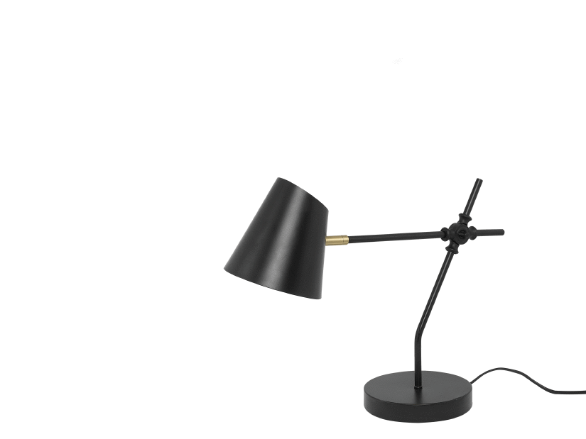 Asztali lámpa Haifa (fekete)