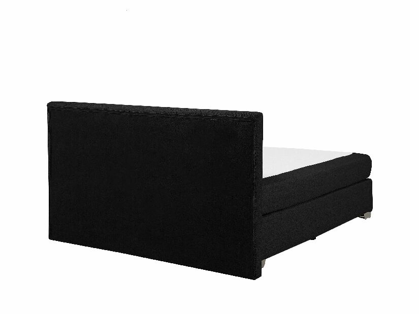 Franciaágy Boxspring 140 cm ADIR (matracokkal) (fekete)
