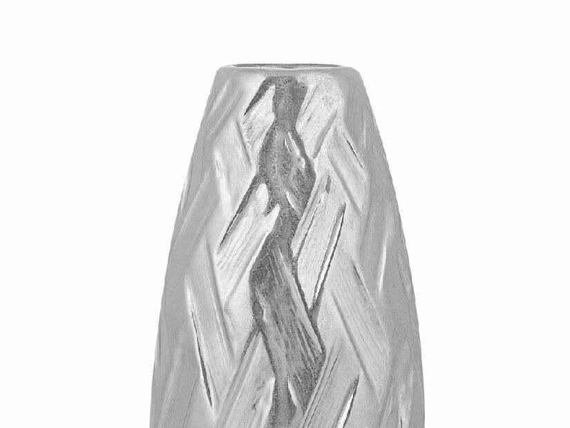 Váza AVIGNON 33 cm (üveglaminált) (ezüst)