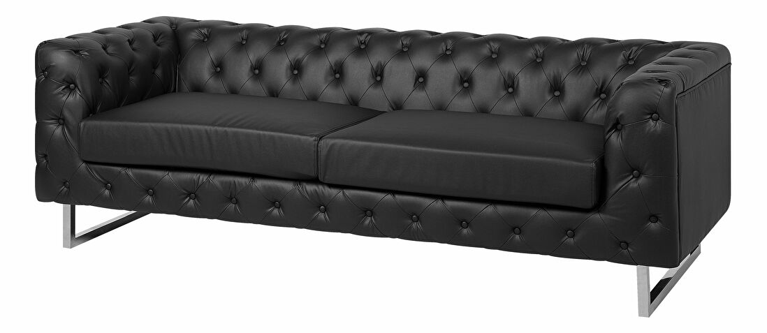 Háromszemélyes kanapé Viken (fekete)