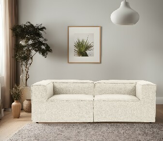 Kétszemélyes kanapé Flora (ecru)