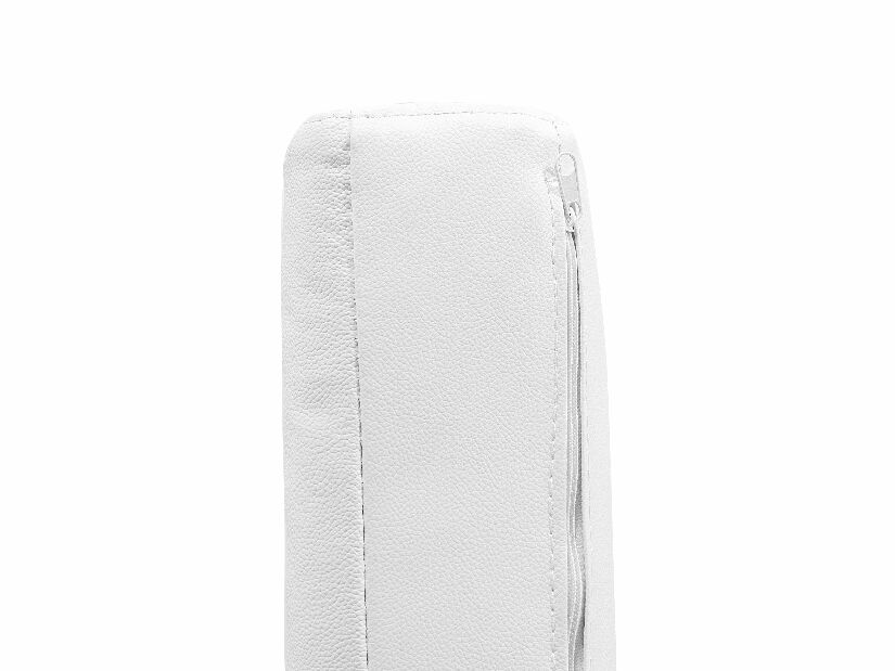 Háromszemélyes bőr kanapé Heinola (fehér)