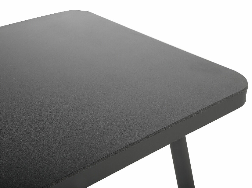 Kerti asztal 140 cm LIPE (furnérlemez) (szürke) (6 személy számára)