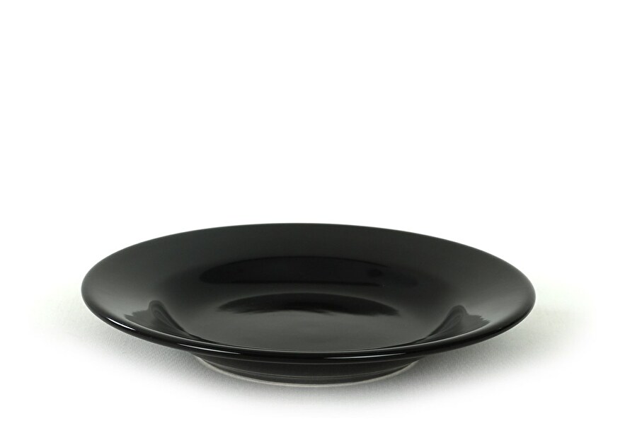 Desszert tányér készlet (6 db.) Lumea (fehér + fekete)