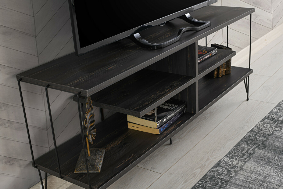 TV asztal/szekrény Elza (sötétbarna)