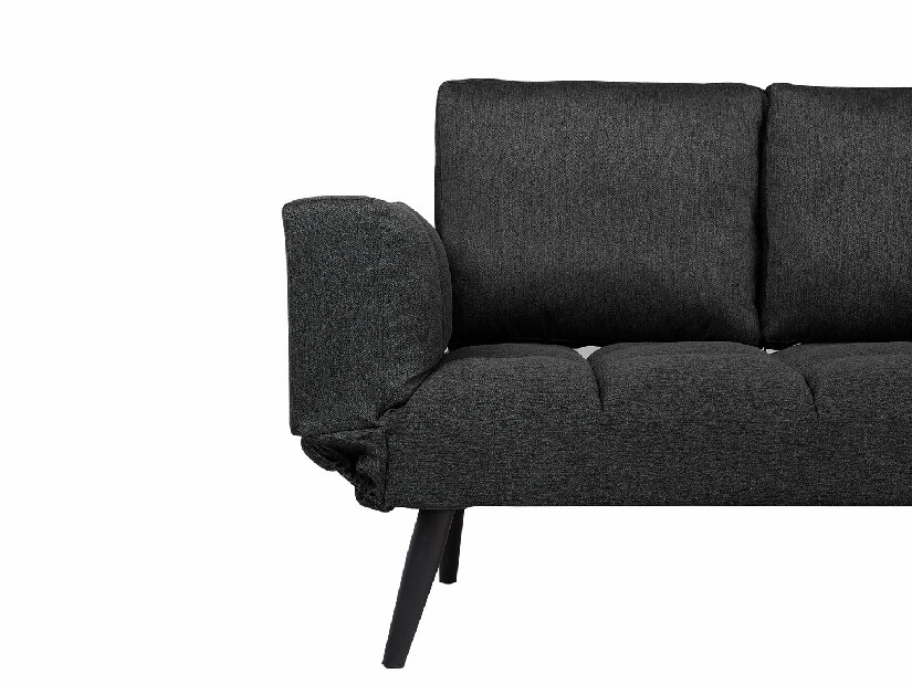 Kétszemélyes kanapé Bromley (fekete)