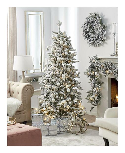 Karácsonyfa 180 cm Truett (zöld) (világítással)