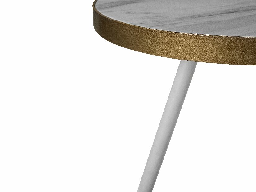 Asztal Renola (fehér) (arany lábak)