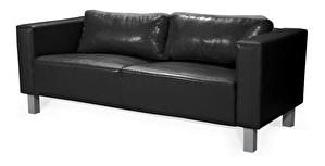 Háromszemélyes kanapé Valery III (fekete)