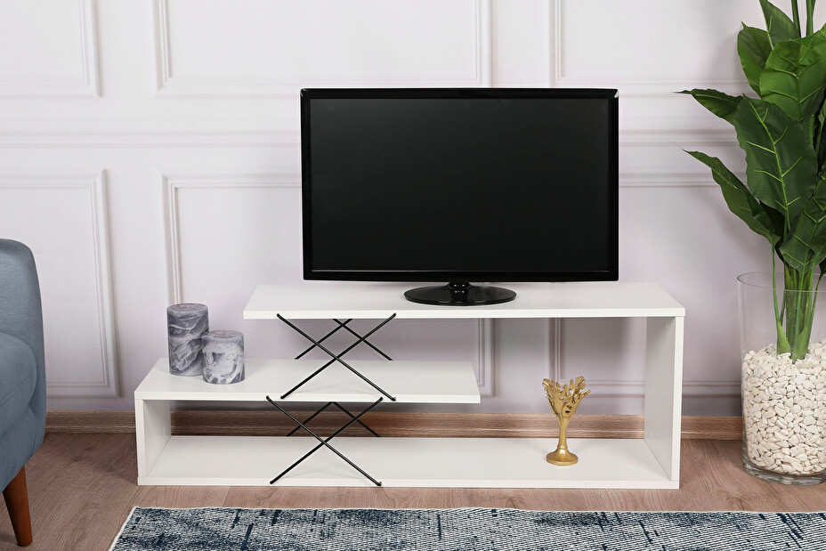 TV asztal/szekrény Ziky (fehér)