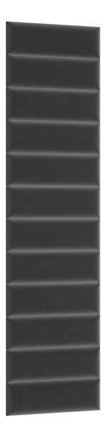 Kárpitozott panel 12 db. Quadra 50x240 cm (sötétszürke)