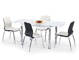 Étkezőasztal Wike fehér (4 és 6 fő részére) (fehér)