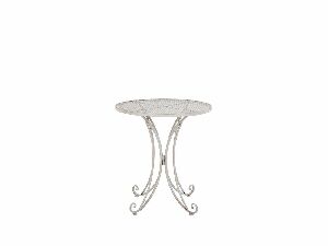 Kerti asztal 71 cm CINQUE (fém) (szürke) (4 személy számára)
