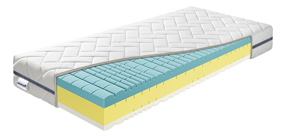 Habszivacs matrac SPIMSI Antibakteriális 190x80 (T4/T3)