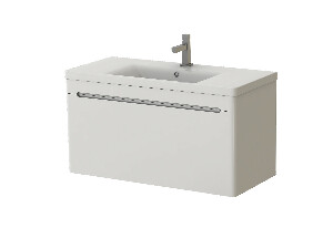 Fali fürdőszoba szekrény mosdóval Thorello Tv-100 W