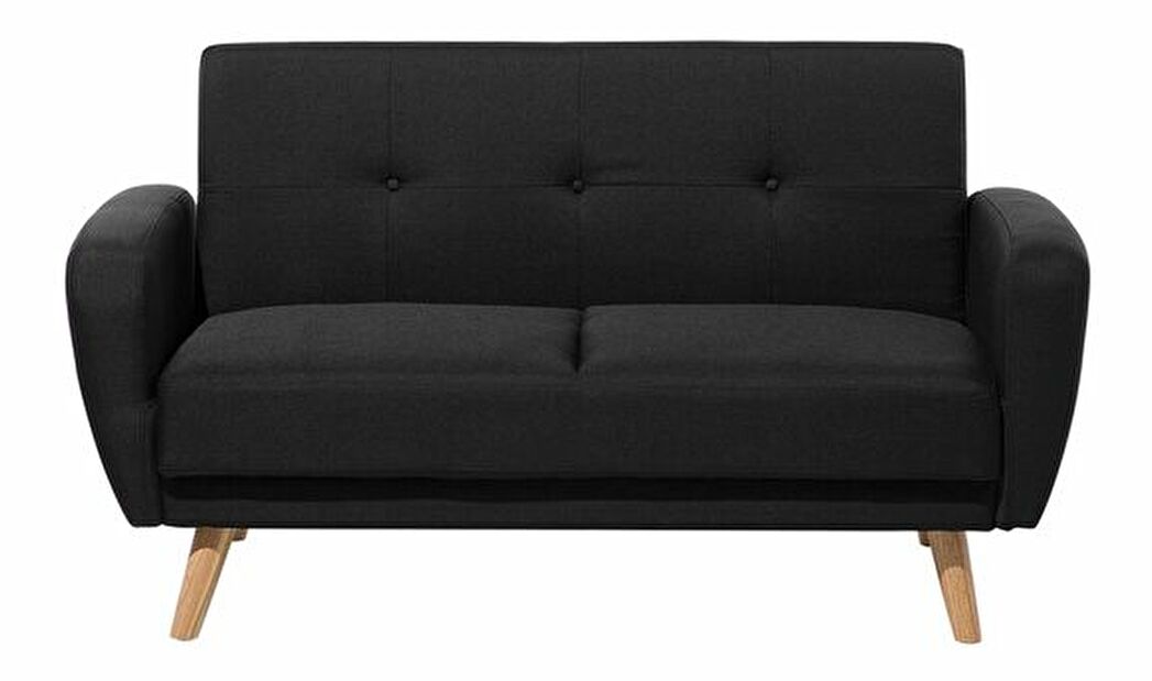 Kétszemélyes kanapé Flong (fekete)