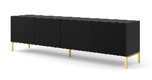 TV asztal/szekrény Surfy 4D (fekete)