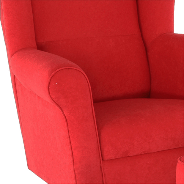 Fotel puffal Aevo (piros)