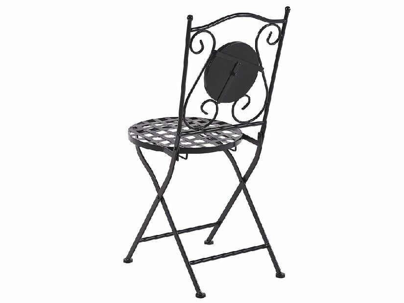 Kerti szék készlet (2 db.) Cliff (fekete)
