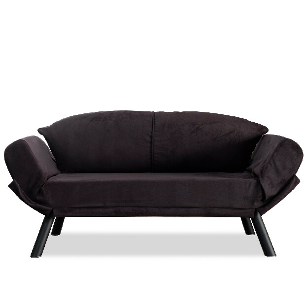 Kétszemélyes kanapé Genzer (fekete)
