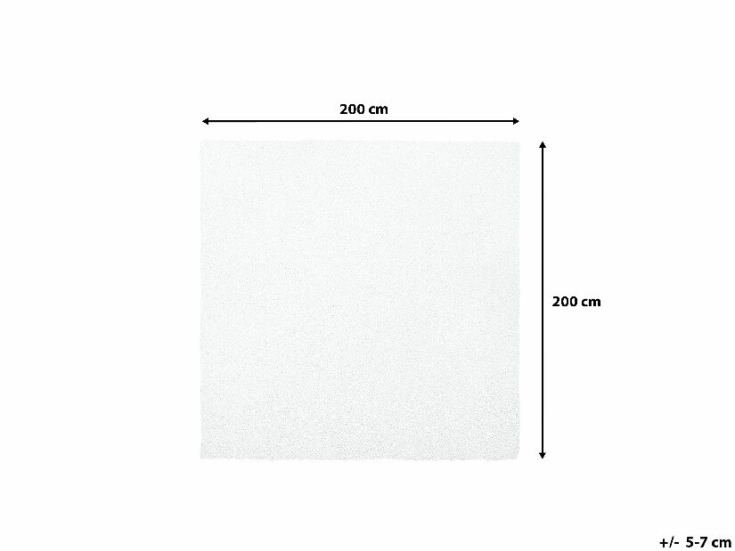 Szőnyeg 200x200 cm Damte (fehér)