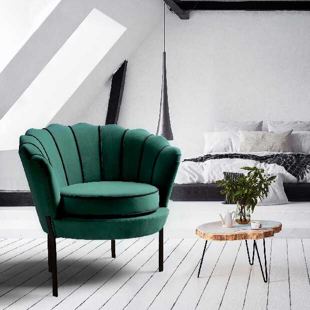 Relax fotel Alona (zöld + fekete)