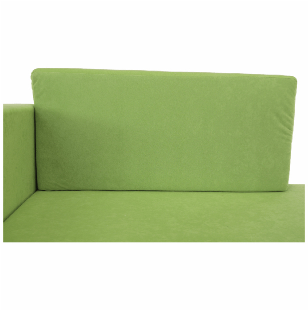 Gyerek kanapé Kubošík zöld + bézs (B)